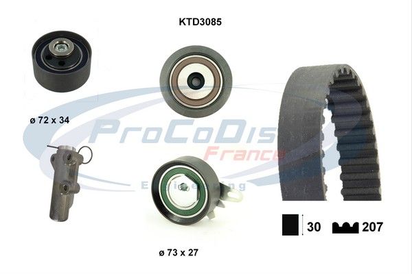 PROCODIS FRANCE Комплект ремня ГРМ KTD3085